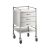 3 Drawer Stainless Steel Dressing Trolley